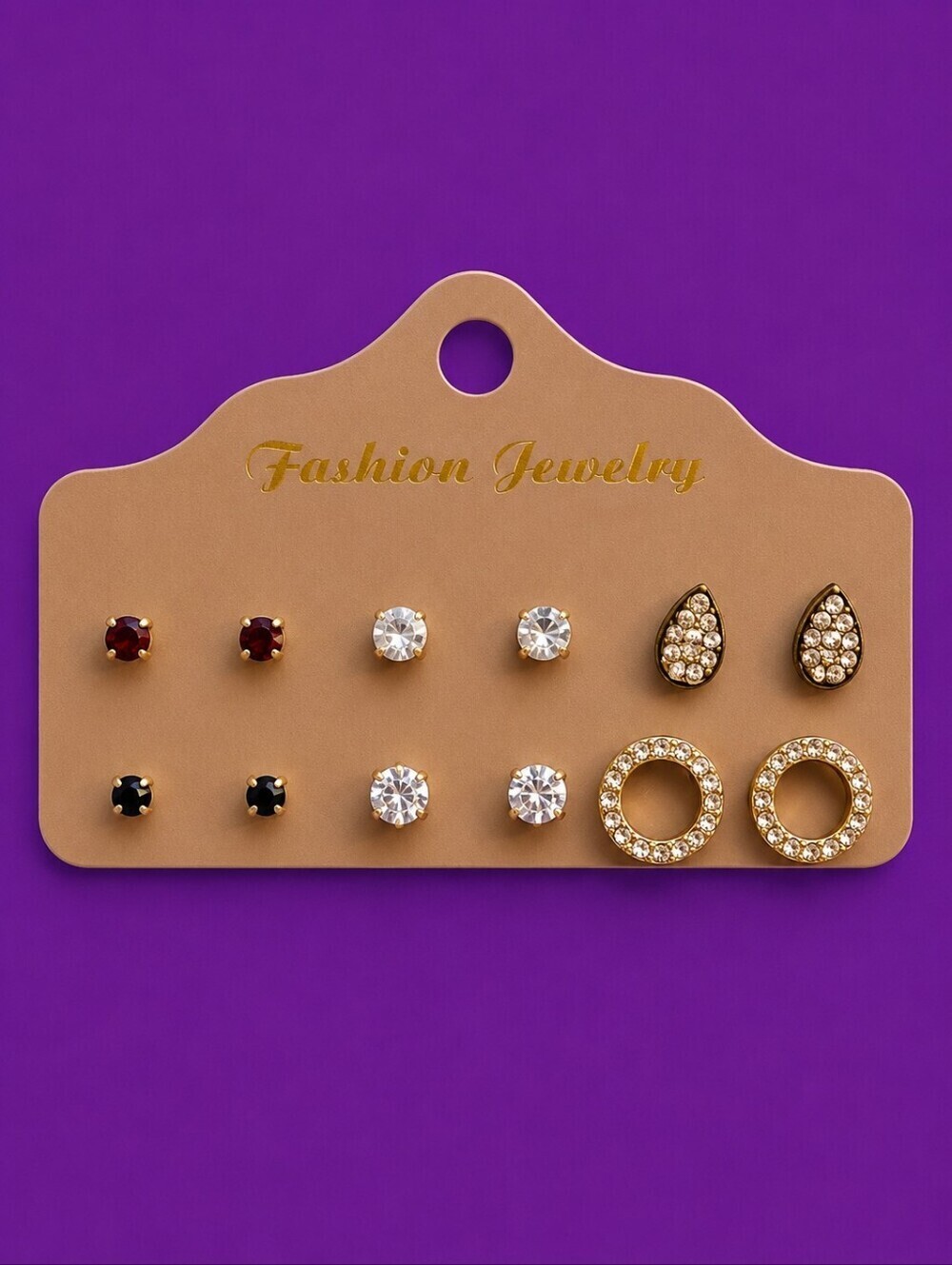 3/$30 Vintage Rhinestone Stud Post Earrings